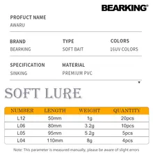 Soft Fishing Lures for Pike and Bass 5cm-11cm #2