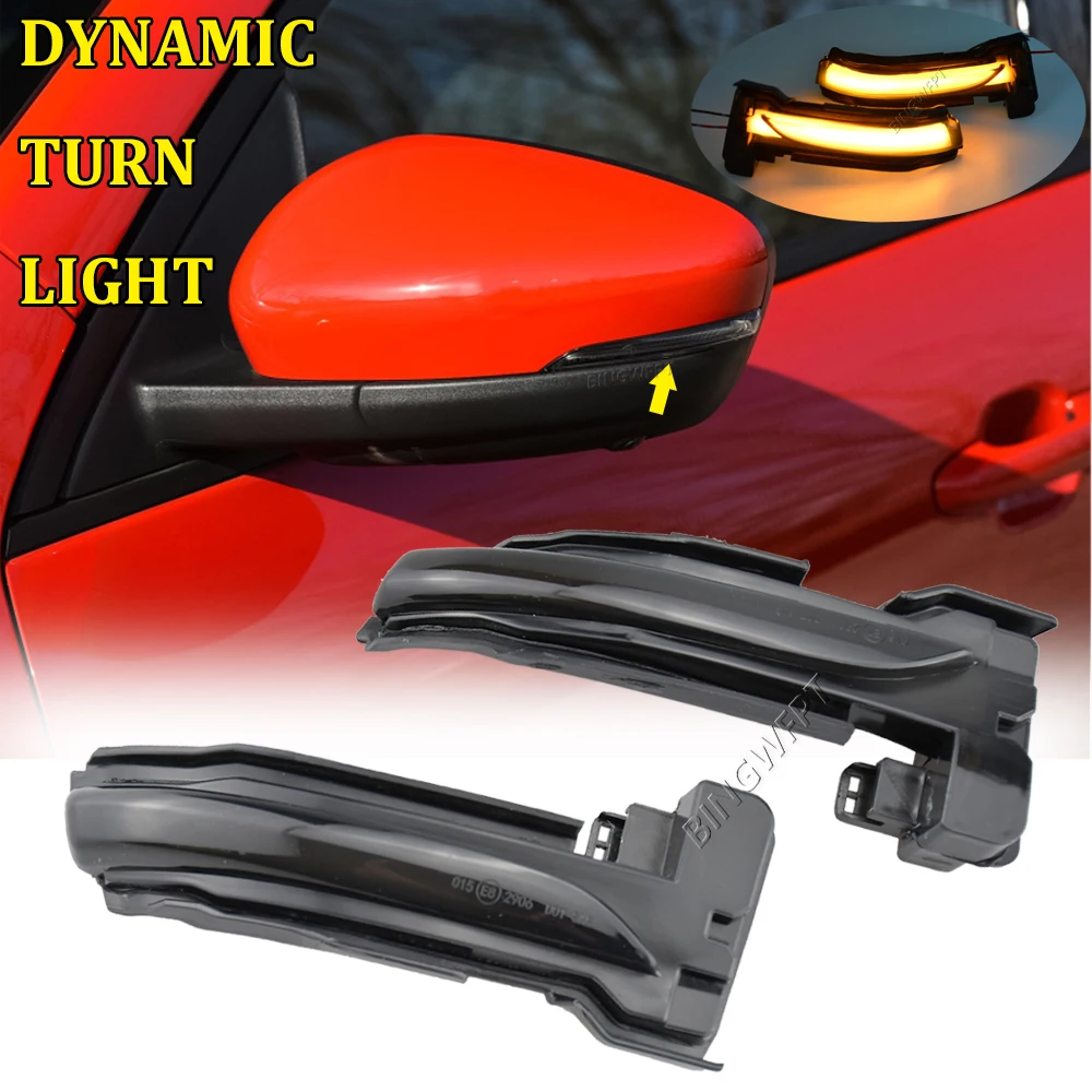 Luz LED de intermitente para espejo, accesorios para coche, intermitente dinámico para Ford Kuga Escape CX482 2019 2020 2021 2022