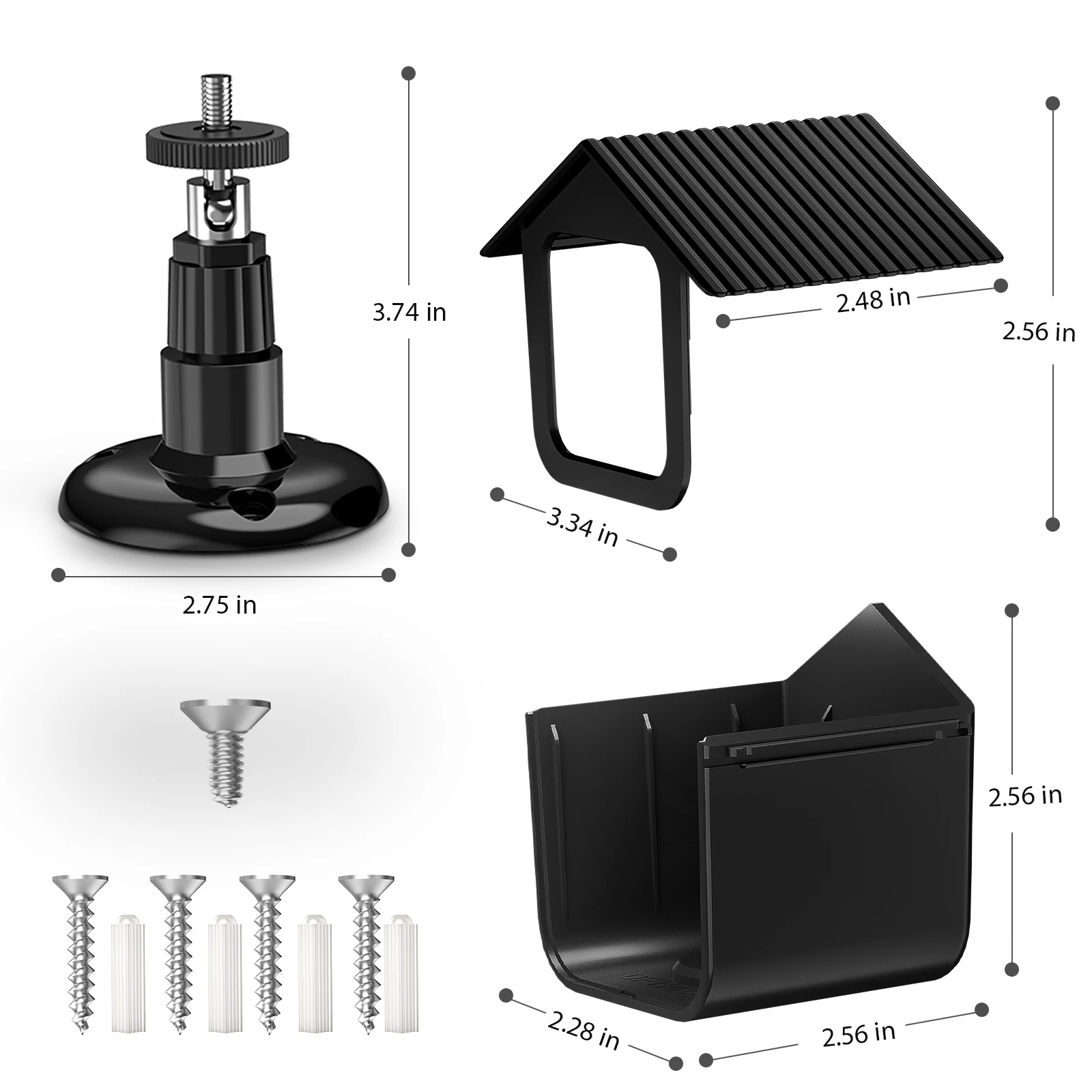 Chống Thấm Nước Treo Tường Cho Wyze Cam V3 Camera Thông Minh, Bảo Vệ Nhựa Ốp Lưng Giá Đỡ Tạo Khả Năng Xoay Tròn 360 Độ