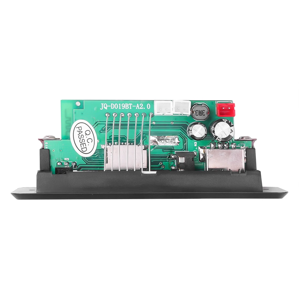 لوحة فك ترميز MP3 ، مكبر صوت 5 فولت 12 فولت 32 فولت 6 واط ، بدون استخدام اليدين ، بلوتوث V5.0 ، مشغل MP3 للسيارة ، وحدة تسجيل USB ، راديو FM AUX