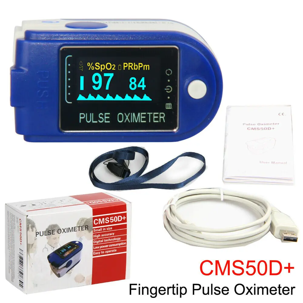 USBFINGERTIP Pulse Oximeter con display OLED del software per PC, che può registrare i dati di 24 ore