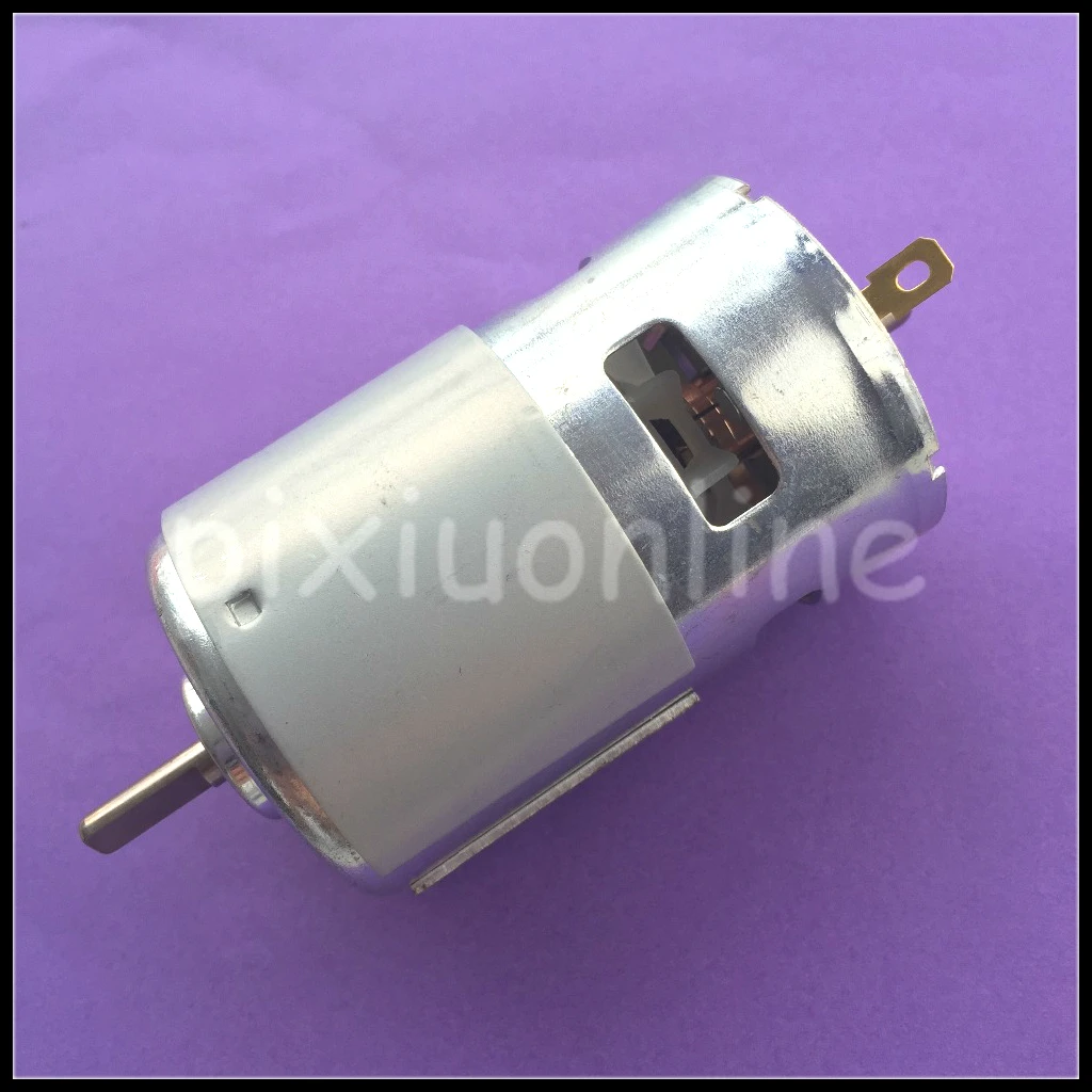 775 D-shaped Shaft DC Motor 12V 0.27A Double Ball Bearing Large Torque Power Motor J282 DIY Handheld Electric Tools Drop Shippin