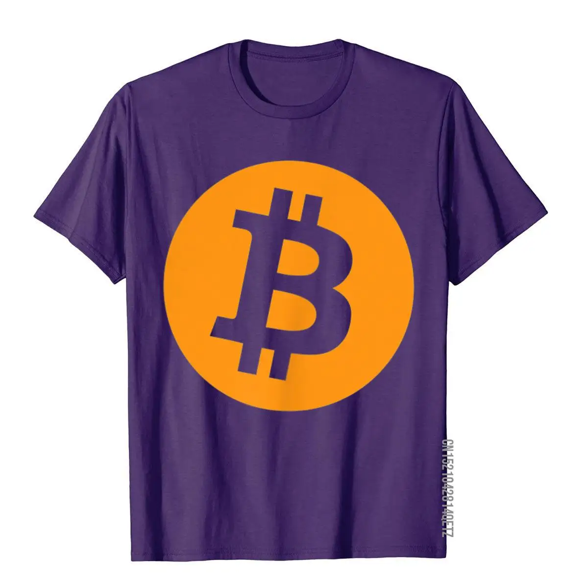 Bitcoin Logo Pocket Digital Currency Coin Blockchain T-Shirt Cotton Beach Tops Tees Cute Men T Shirts Printed