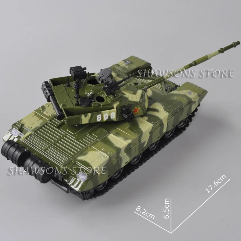 1:42 Scale Diecast Military Model Toy T-99 T99 China Main Battle Tank Miniature Replica With Sound & Light