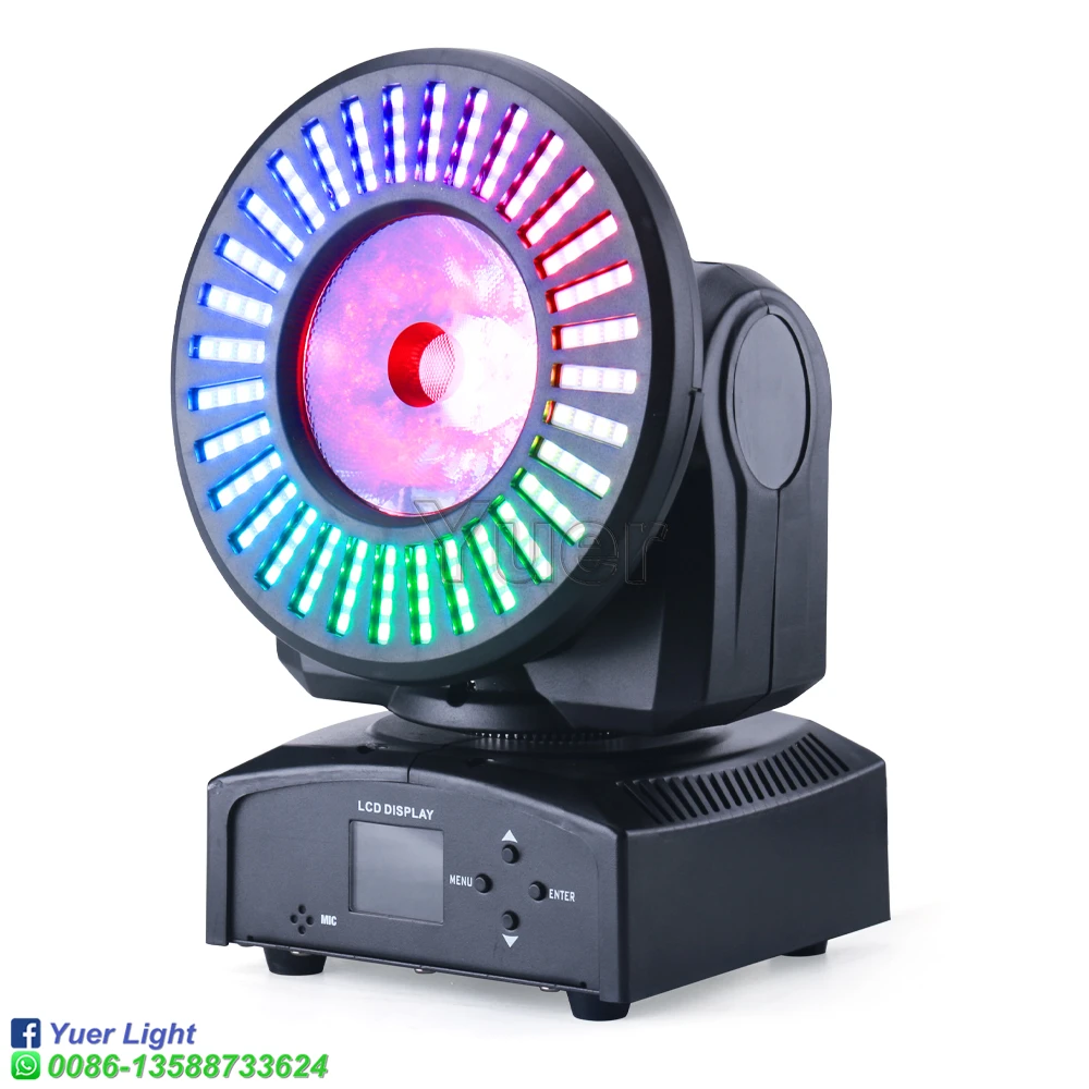 85W LED Sunflower Beam Wash Moving Head Light RGBW 4IN1LEDs DMX-512 Control Professional Disco DJ Party Stage Lights