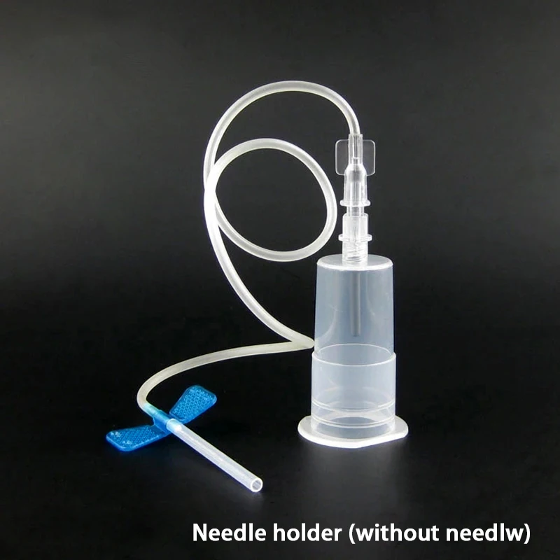 Needle Holder Disposable  Plastic accessories are suitable for all kinds of blood collection needles vacuum blood Tube Holder