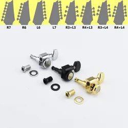 【Made in Taiwan】1Set 6/7/8 Strings  No Screw Locking Guitar Machine Heads Tuners