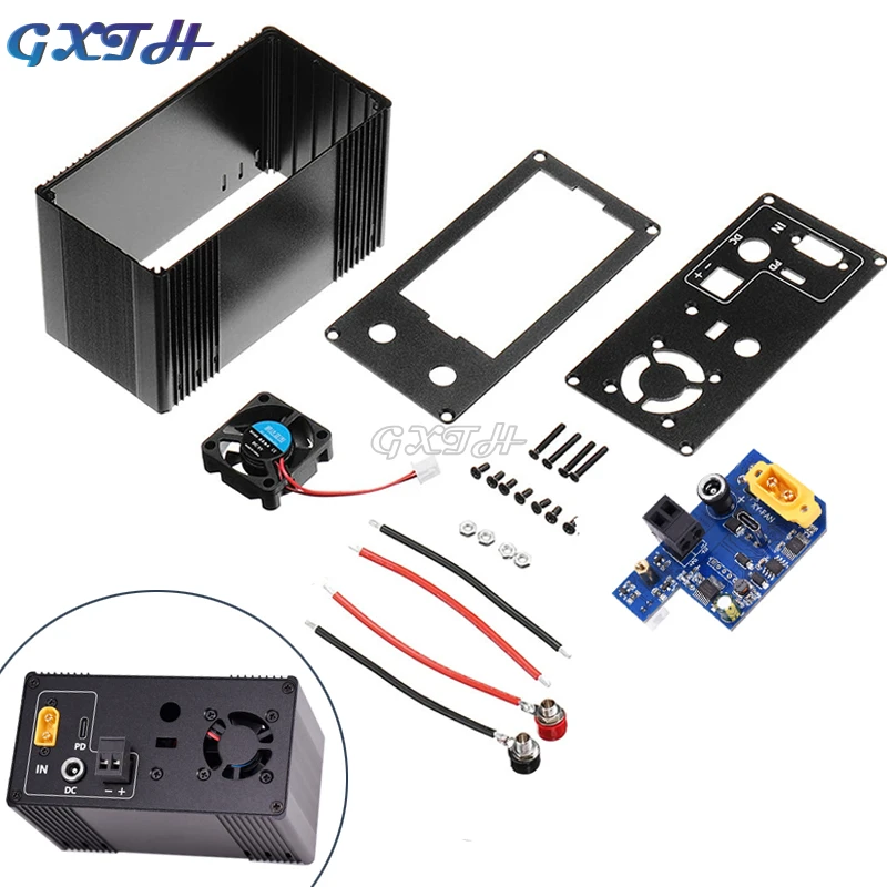 Liga de Alumínio Power Shell Faça Você Mesmo Kit Adequado para Xyh3606 Entrada Multi-interface pd Tensão Decoy Universal Shell
