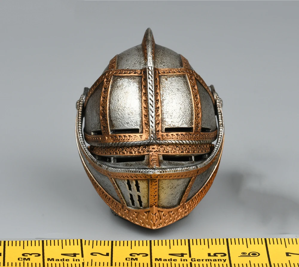 In Stock 1/6th TBLeague PL2021-183 B Saintess Knight Warrior Silver Version Head Helmet Model PVC Material For 12inch Body Doll