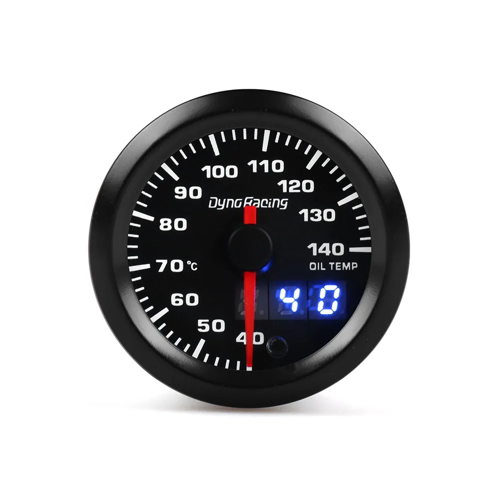 2 "52mm 7 Kleuren LED Dual Display Boost gauge watertemperatuur olietemperatuur oliedruk Voltmeter luchtbrandstofverhouding EGT Toerenteller Auto Gauge