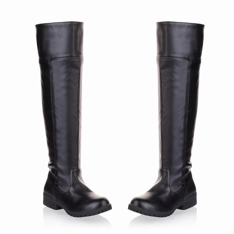 Botas de Cosplay Unisex de Attack on Titan, zapatos de Anime hasta la rodilla, color negro y marrón, talla 35-48, Shingeki no Kyojin Eren Levi