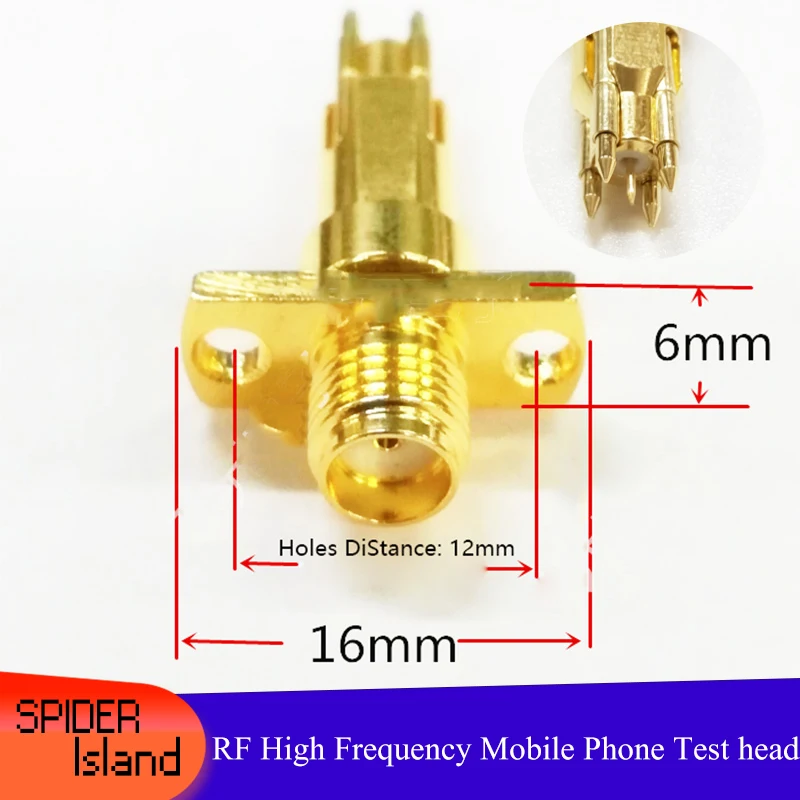 5pcs RF Radio Frequency Mobile Phone Test Head 6G High Frequency Test Head 5P RF 5Pin Signal Test Pin SMA Female Tip Tester