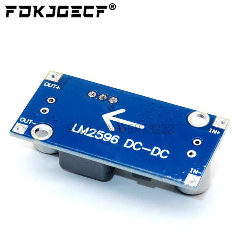 LM2596 DC-DC Step Down Converter Module 3A adjustable step down module LM2596S-ADJ voltage regulator 24V 12V 5V 3V LM2596S