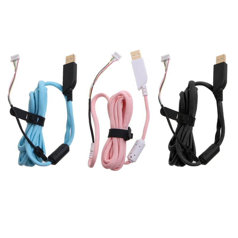 for ZOWIE FK-B ZA11-B ZA12-B Mouse Soft Umbrella Rope Cable Nylon Rope Mice Wire P8DC