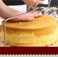 Double Line Adjustable Metal Cake Cutter Stainless Steel Cake Pastry Slicer Tools Decorating Mold Bakeware Kitchen Baking Tool