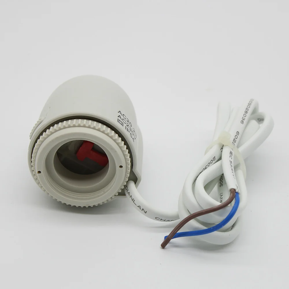 normally open normally close Electric Thermal Actuator For Underfloor Heating Thermostat Thermostatic valve  24V 230V M28X1.5