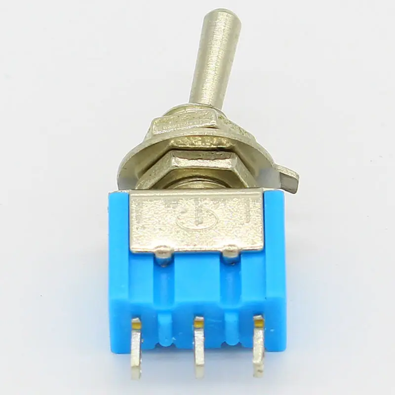 5pcs Mini MTS-102 3-Pin SPDT ON-ON 6A 125VAC Miniature Toggle Switches