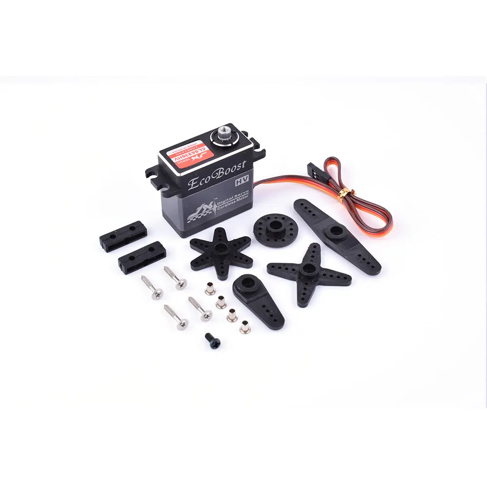 JX CLS6336HV 35KG 7.4V High Voltage Large Torque Metal Gear Digital Coreless Servo for 1/8 RC Car & 2000mm Fixed-Wing Aircraft