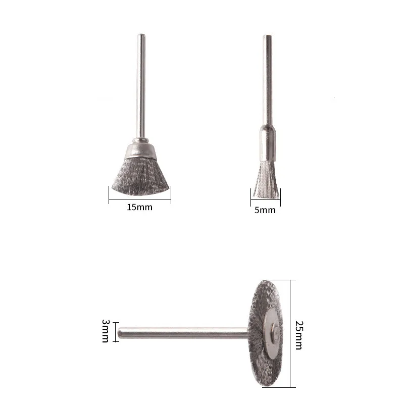 36 Cái/lốc Đồng Bàn Chải Dây Bánh Bàn Chải Cảm Ứng Dụng Cụ Mài Khắc Máy Quay Đánh Bóng Công Cụ Điện Phụ Kiện