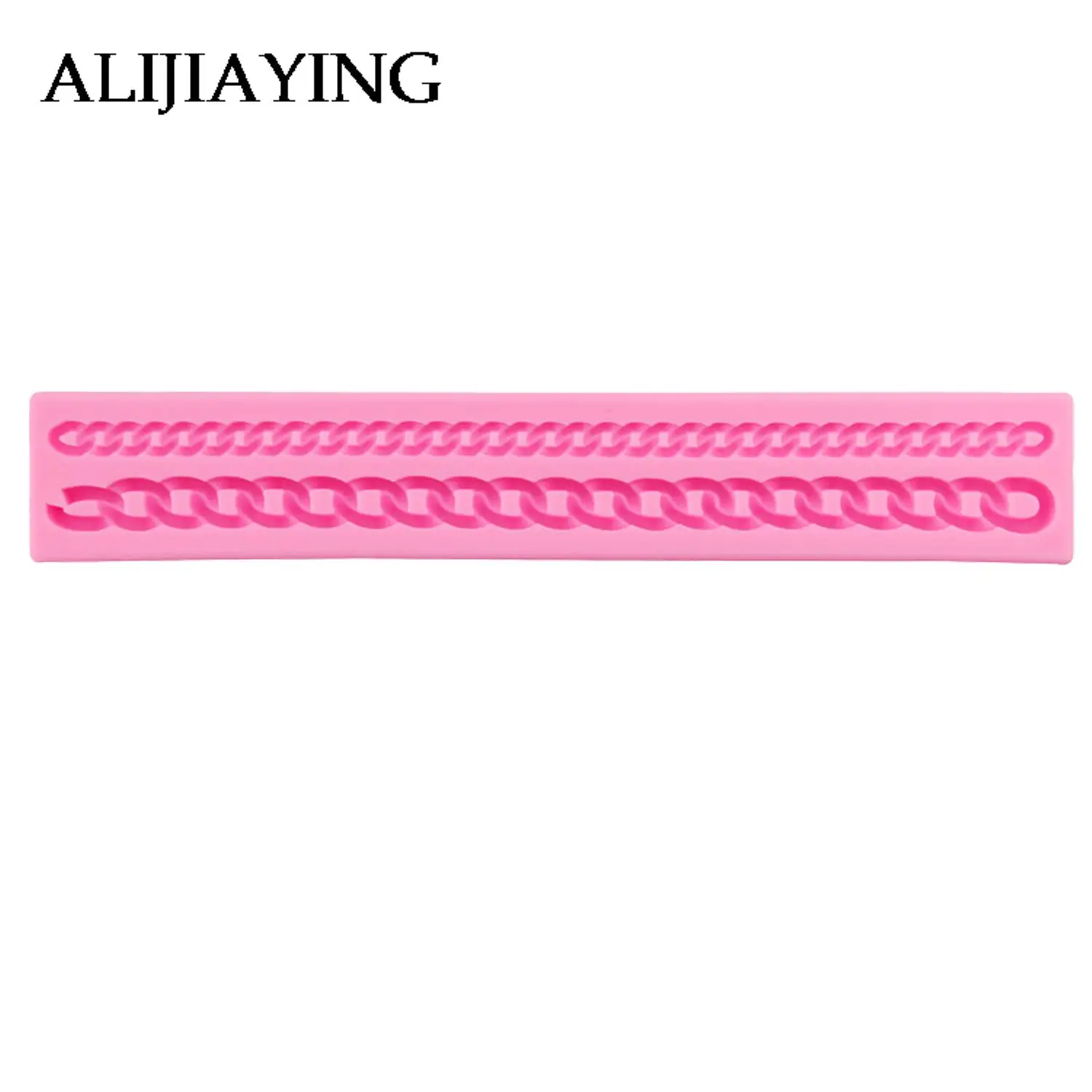 M0295  Long lace Bag Chain Shaped Silicone Mold Cake Decoration Fondant Cake 3D Mould  Silicone Mould DIY