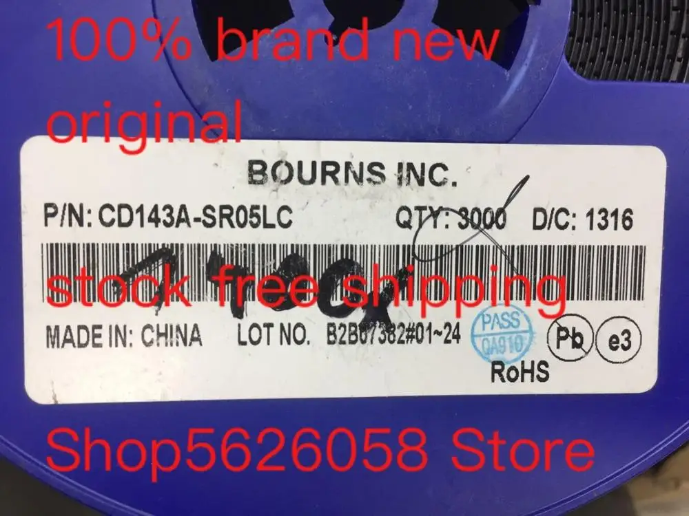 

CD143A-SR05LC SOT143 100% new original freeshipping 50PCS/LOT STOCK