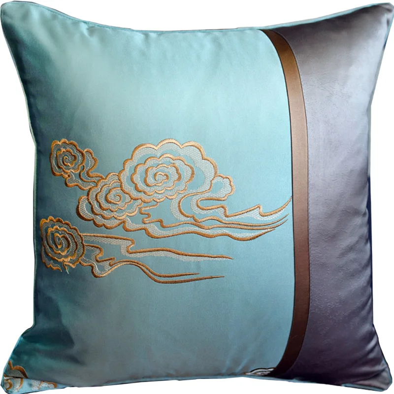 Pillow Case Cushion Cover Cloud Throw Embroidery Luxury Cojine Wedding Room Sofa Chair Bedding Hotel Decorative Floor Pillowslip