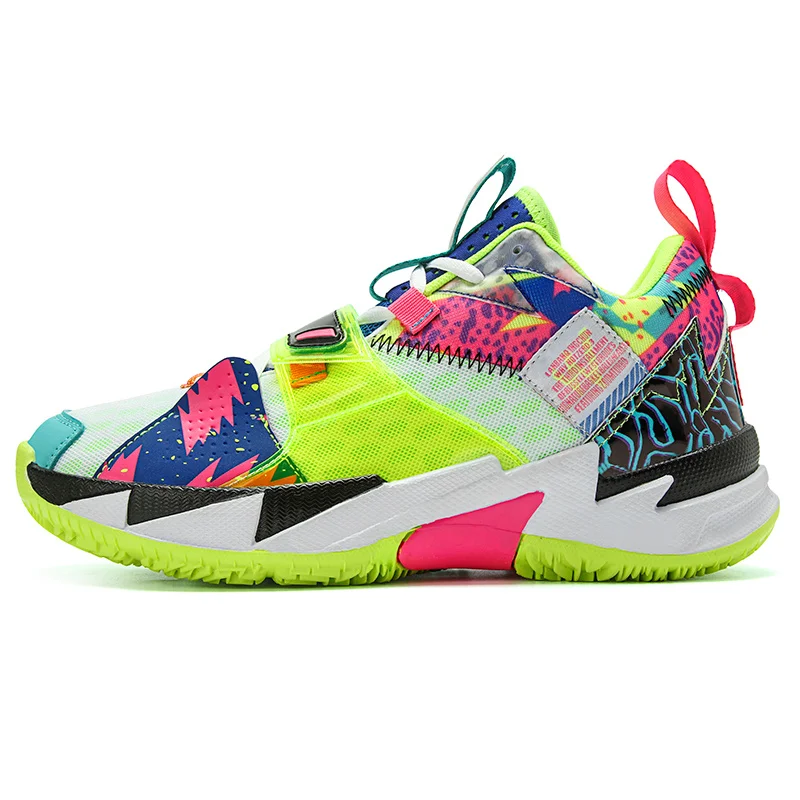 New Fashion Designer Colorful Mens Running Shoes Printed High Top Cool Sports Shoes Men Platform Street Sneakers Comfort Unisex