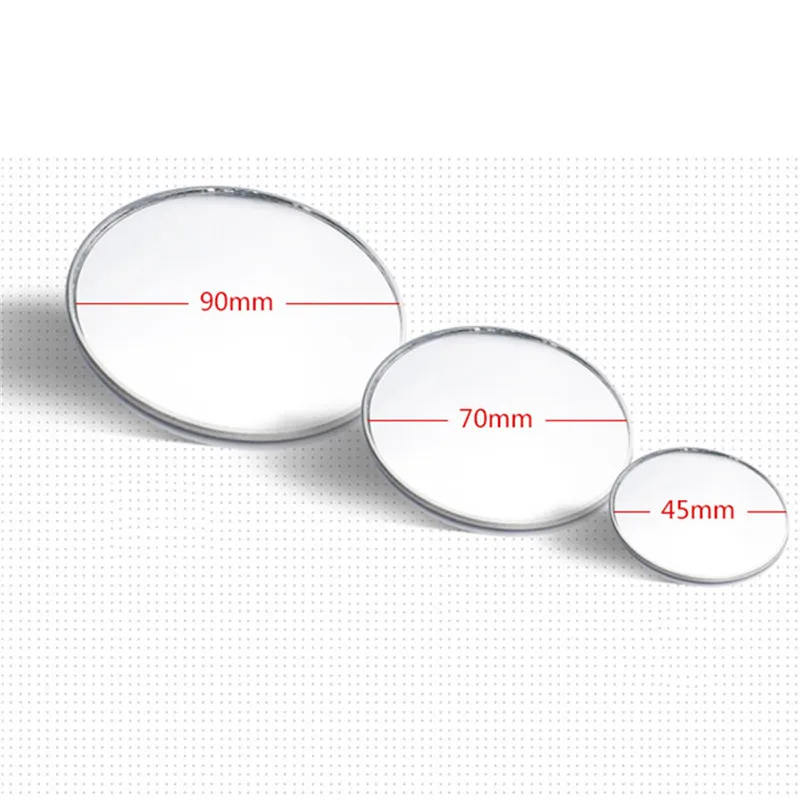 Universal Mirror Modification Accessories Circular Convex Mirror HD Auxiliary Blind Spot Super Wide Field of Vision