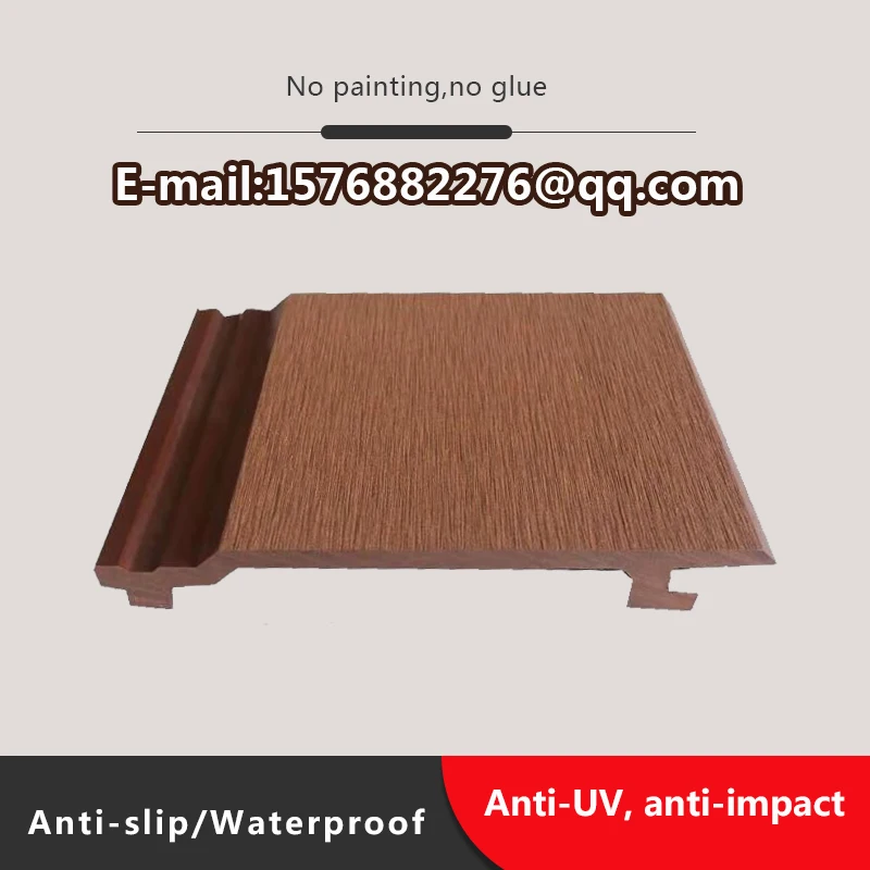 Factory Prices Outdoor Durable Wood Plastic Composite Panel WPC Wall Cladding