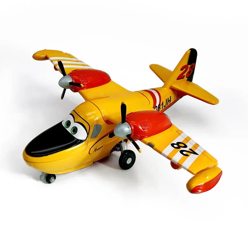 Disney Pixar Planes No.7 Mainan Pesawat Terbang Diecast Logam Berdebu Crophopper 1:55 Hadiah Mainan Mobilisasi Pesawat Pixar Gratis Pengiriman