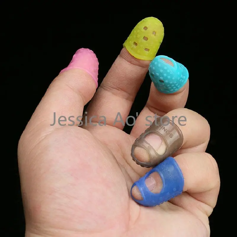 

20 штук размеры S, M, L нескользящий Силиконовый чехол на палец протектор при игре на гитаре, расширитель для Кепки предотвращающие ожоги перчатки без пальцев кроватка Мощность рабочий инструмент для защиты