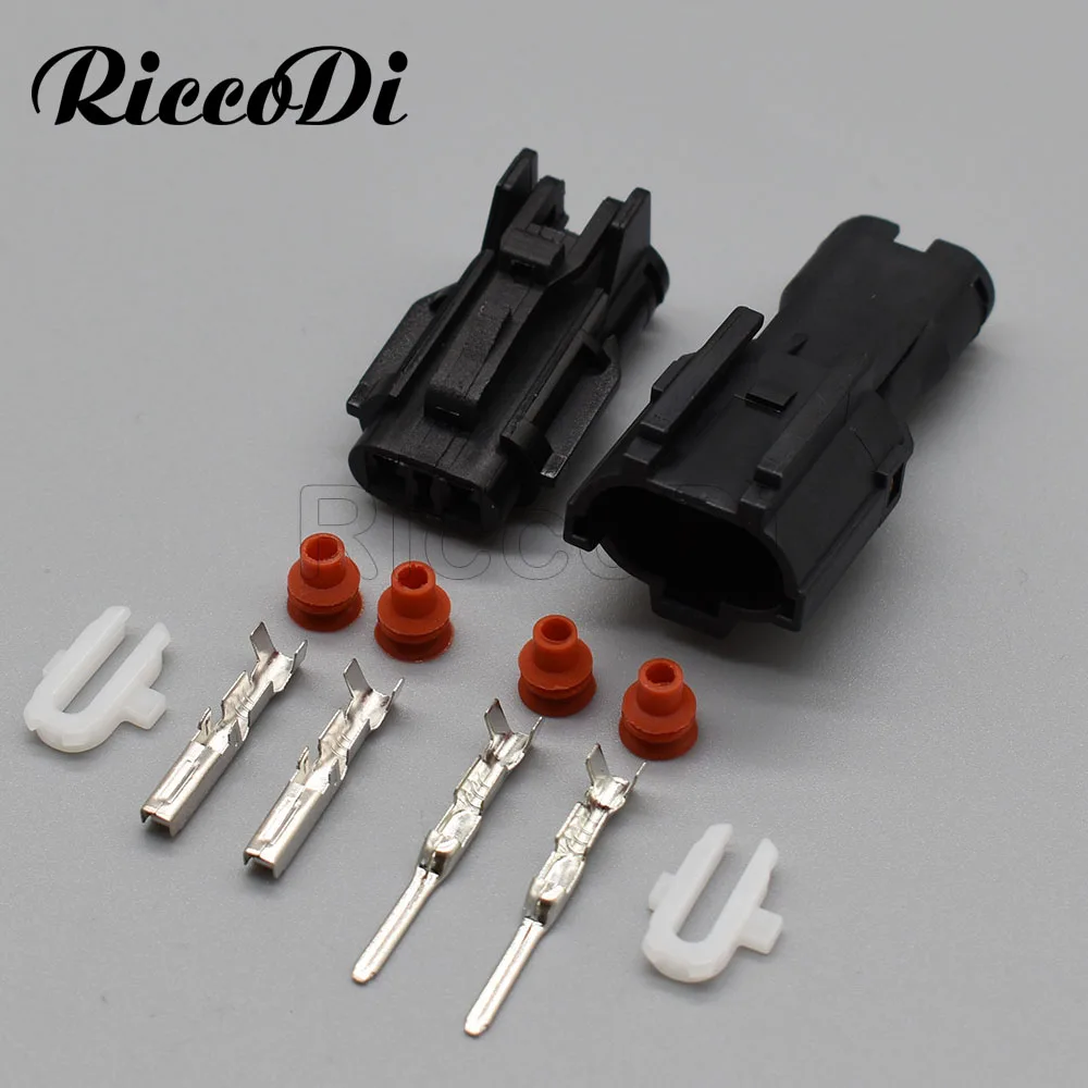 1-20Sets 2 Pin SWP Style Female Male Waterproof Electrical Auto Sensor KET Connector For Hyundai Elantra MG640322-5 MG610320-5