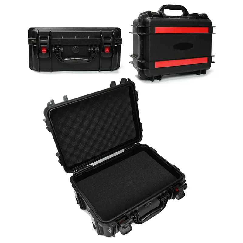 Portable Plastic Safety Protection Box Instrument Case Camera Equipment Waterproof Shockproof Tool Box W/sponge