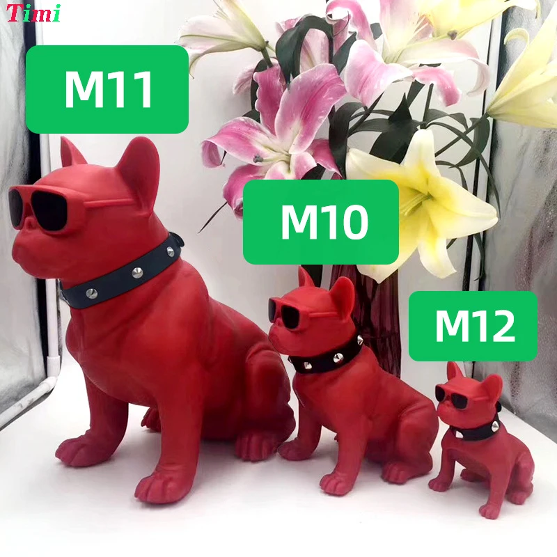 2023 Wireless Bluetooth Speaker  French Bulldog cumputer speakers Portable Stereo Super Bass USB AUX Outdoor Full Dog Subwoofer