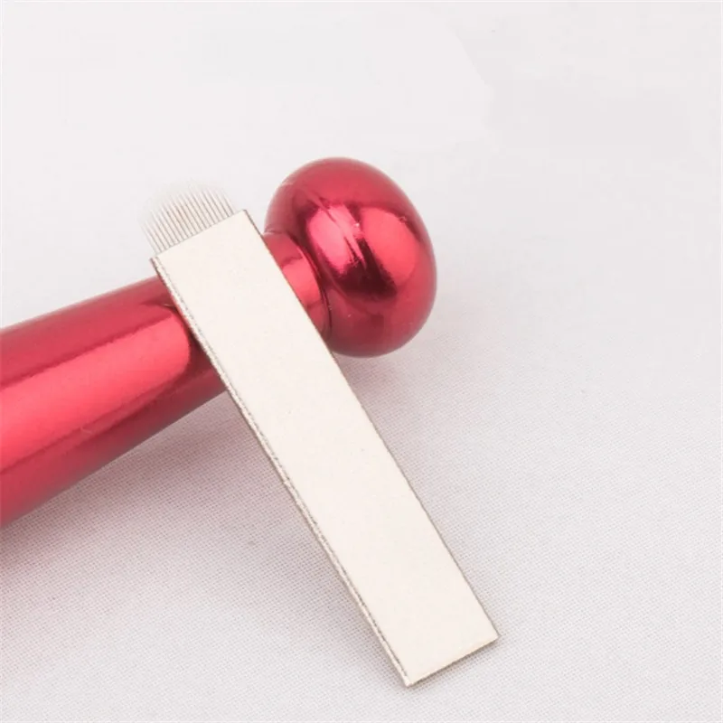 

Microblading needles permanent makeup blade U 12 14 18 pin Embroidery make up needle blades for eyebrow tattoo manual pen