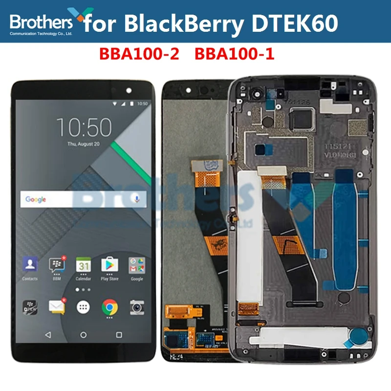 

LCD Screen for BlackBerry DTEK60 BBA100-2 BBA100-1 LCD Display Touch Screen Digitizer LCD Assembly 5.5'' Phone Parts Replacement