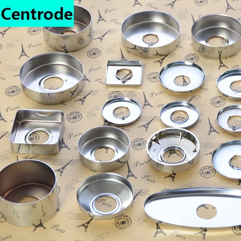 Stainless Steel Faucet Decorative Cover  Increase with High Depth Triangular Valve Shower Faucet Cover