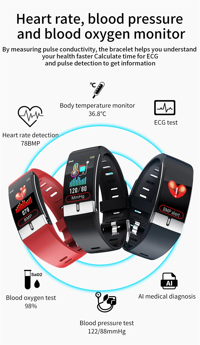 for Xiaomi Redmi Note 9S Redmi Note 9 Pro Redmi Note 8 pro note7 Smart Bracelet Fitness Tracker Heart Rate Monitor  Smart Watch