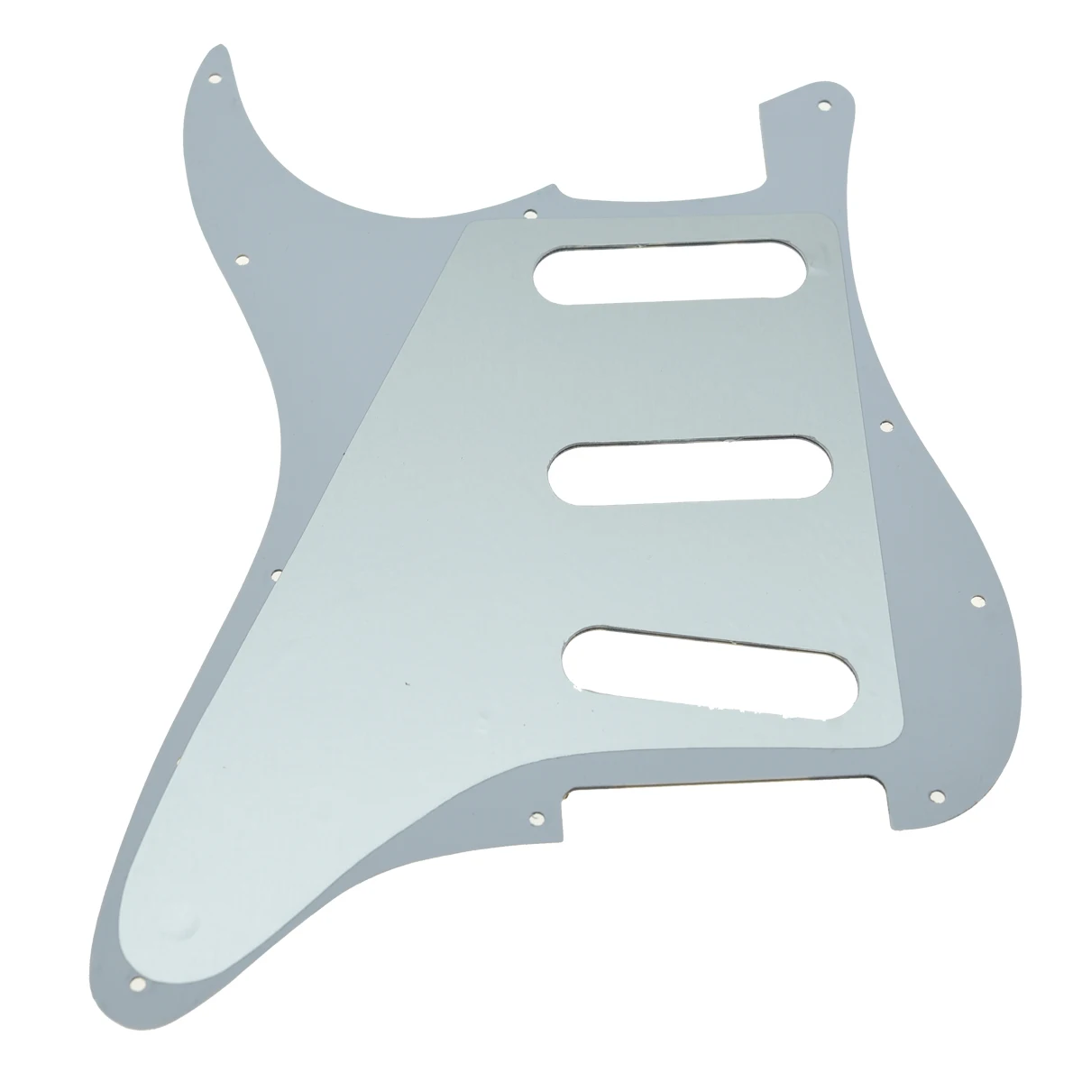 KAISH 11 Hole 3D Printed Plastic ST/Strat Guitar Pickguard Scratch Plate Reverse Bridge Fits Jimi/Hendrix for Stratocaster