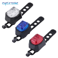 Cycling Safety Light Biking Front Rear Warning Sparkle Light Bicycle Light with Battery for Mountain Road MTB Bike Accessories