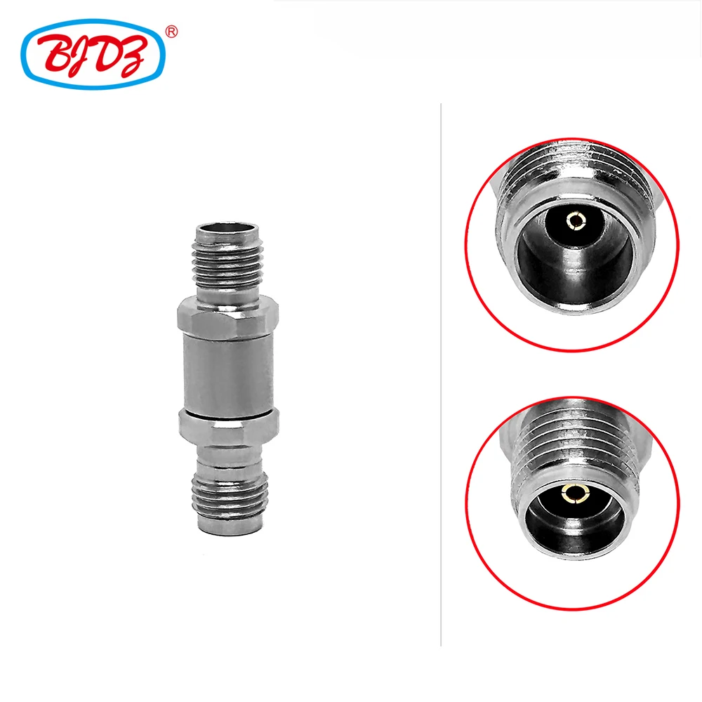 Free Shipping 1 pc 2.4mm Female/Jack to 3.5mm Female/Jack Stainless Steel High Frequency Adapter