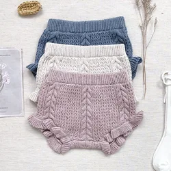 Autumn Winter Kids Baby Boys Girls Knit Short Pants Children's Clothing Casual Baby Boys Girls Shorts Children Short Pants