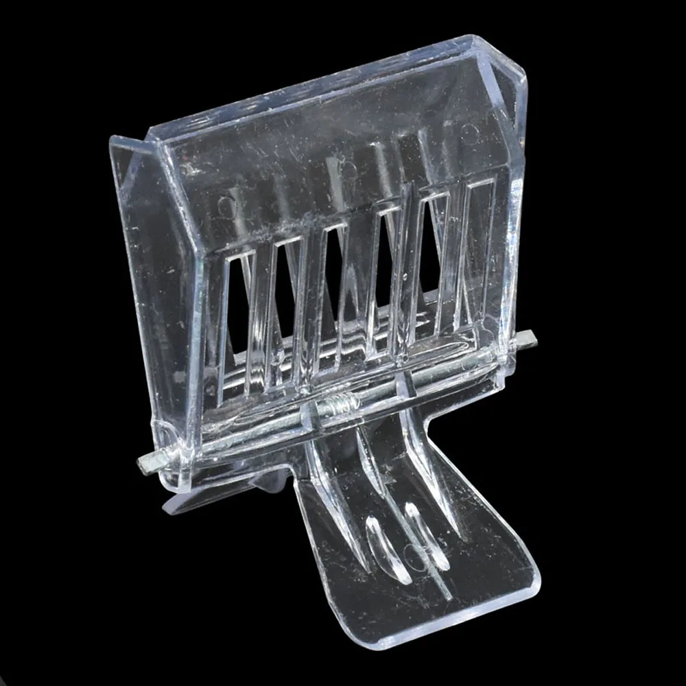 

100 Pcs Beekeeping equipment Bee Tools Queen cage Colorless plastic clip Bee Clip