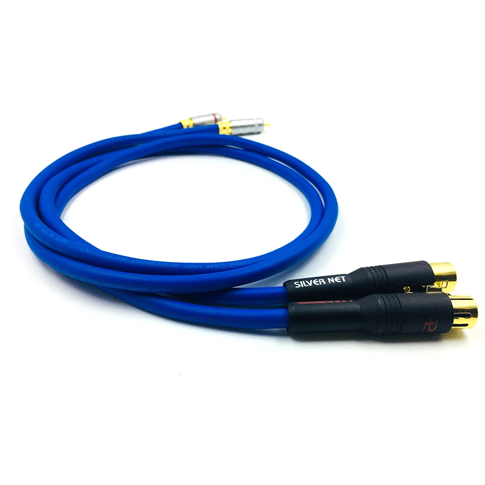Hifi  Cardas Audio Cable Dual RCA Male To XLR Female Cable 2 XLR  Female To 2 RCA Plug