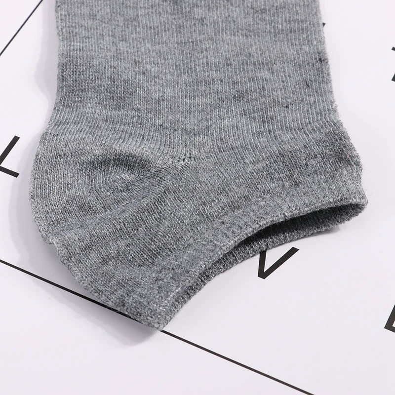 7 Pairs Women Cotton Socks Breathable Solid Color Comfortable White Black Grey Soft Simple Fashion Ankle Socks