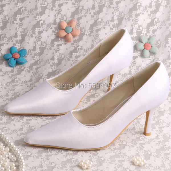 Custom Handmade 8CM Navy Prom Heels for Women Pointed Toe Size 9 Ladies Pumps Fashion Shoes