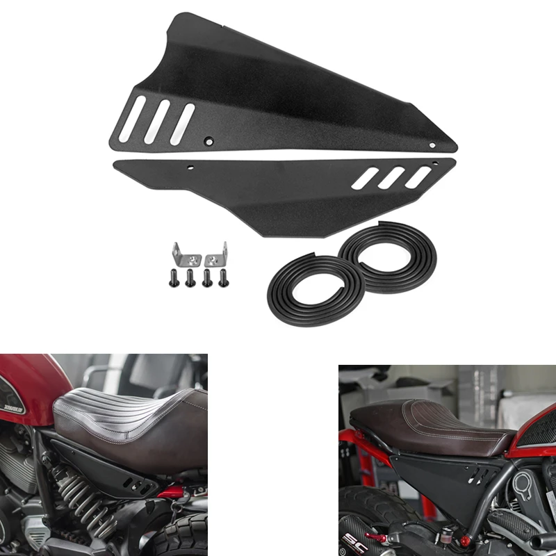 for Ducati Scrambler Icon Sixty Urban Enduro Seat Cushion Side Panel Motorcycle accessories Decorative Fender Protective Cover