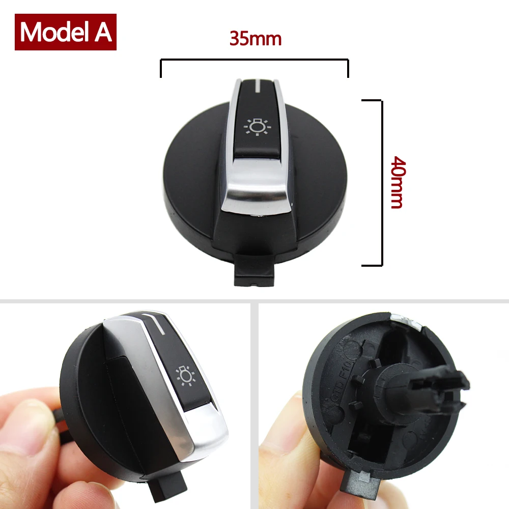 Headlamp Switch Rotary Knob Button Cap For BMW 1 3 5 X1 X2 X3 X4 F10 F01 F25 F30 F32 E84 E90 61316803965 61319265300 61316932794