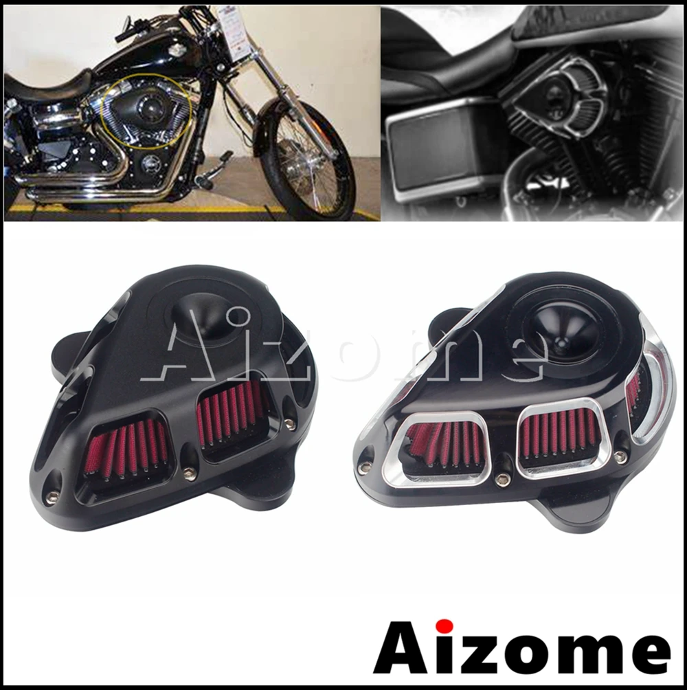 Adjustable Multi-Angle Filter Cleaner Motorcycle Intake Breather Filter For Harley Sportster XL 1200 883 Dyna Softail Touring