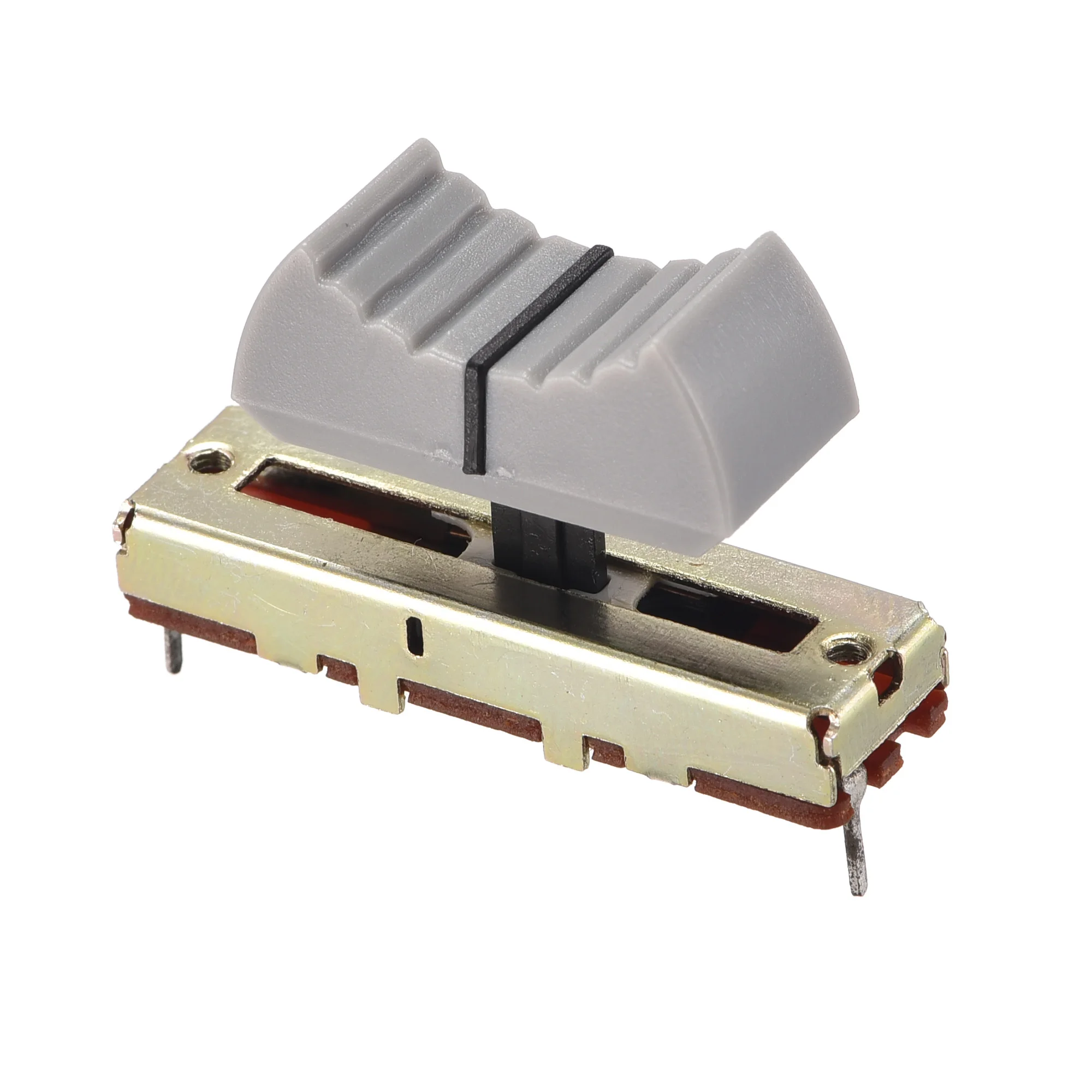 Resistores variáveis uxcell 35mm em linha reta slide potenciômetro b50k ohm cinza preto botões